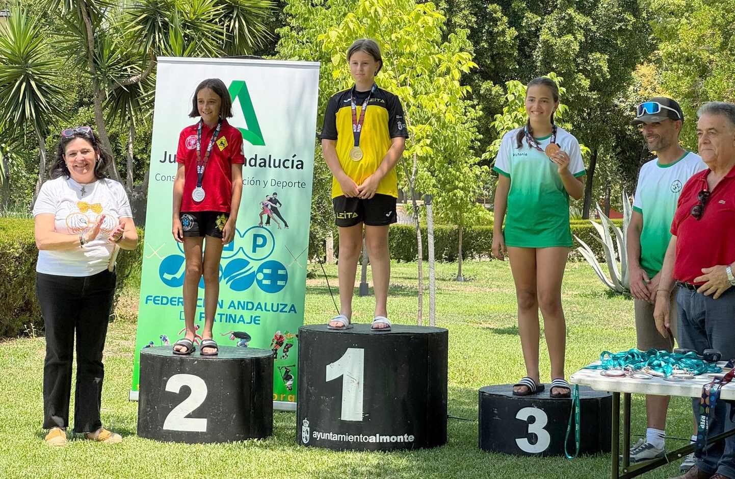 Imagen del podio de Carla