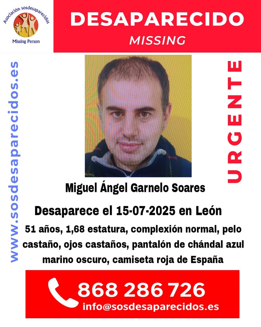 Cartel de SOS Desaparecidos