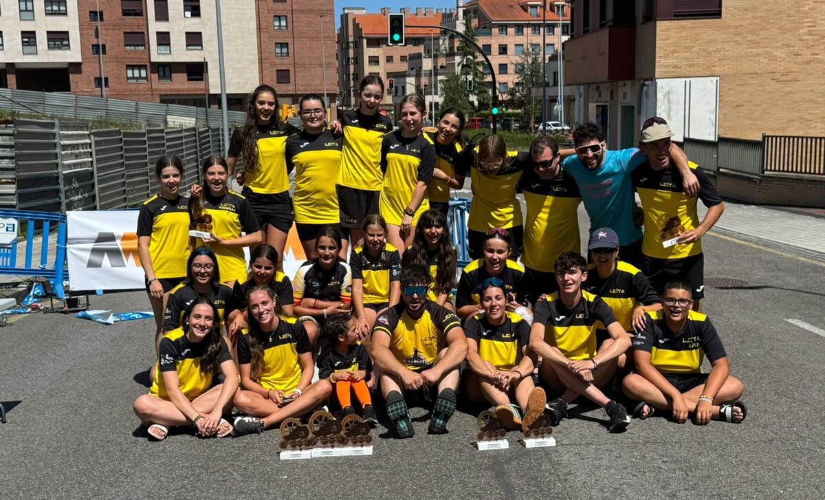 El equipo del CD Leitariegos que compitió en al Campeonato de España este fin de semana.