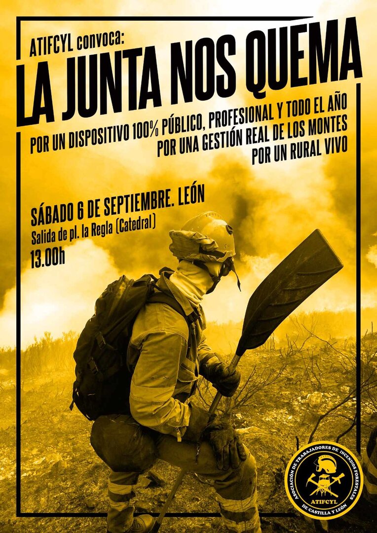 Imagen del cartel anunciando la convocatoria.