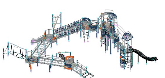 Proyecto de área de juegos para el nuevo parque infantil de La Lastra.