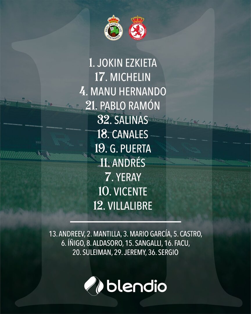Equipo inicial del Racing de Santander.