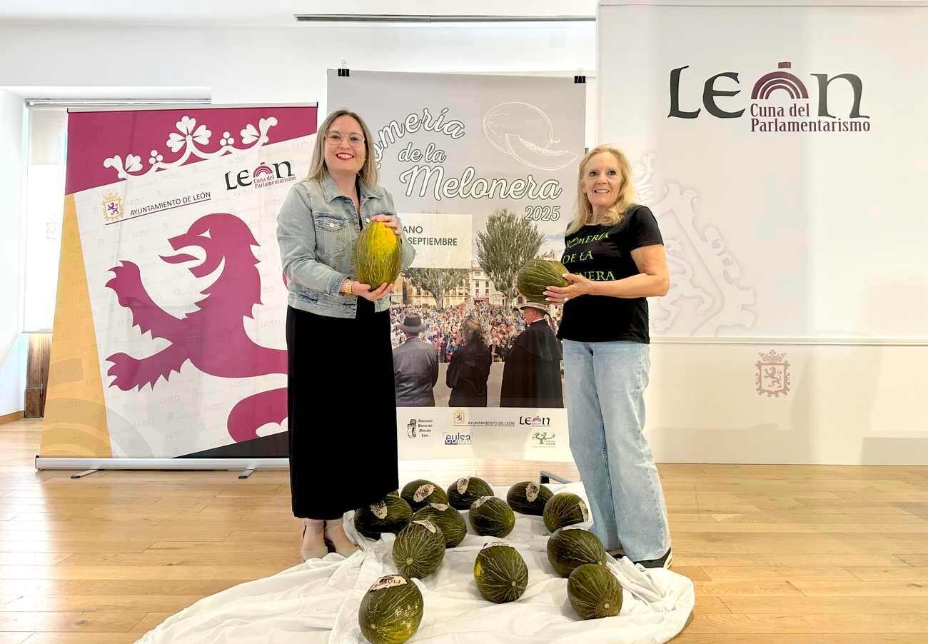 Un instante de la presentación de la tradicional Melonera en León capital.
