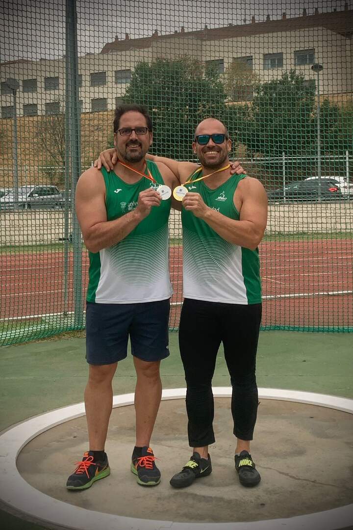 Doblete de Rubén y Felipe Fernández Montiel en el Campeonato Autonómico Máster de Pentatlón de Lanzamientos.
