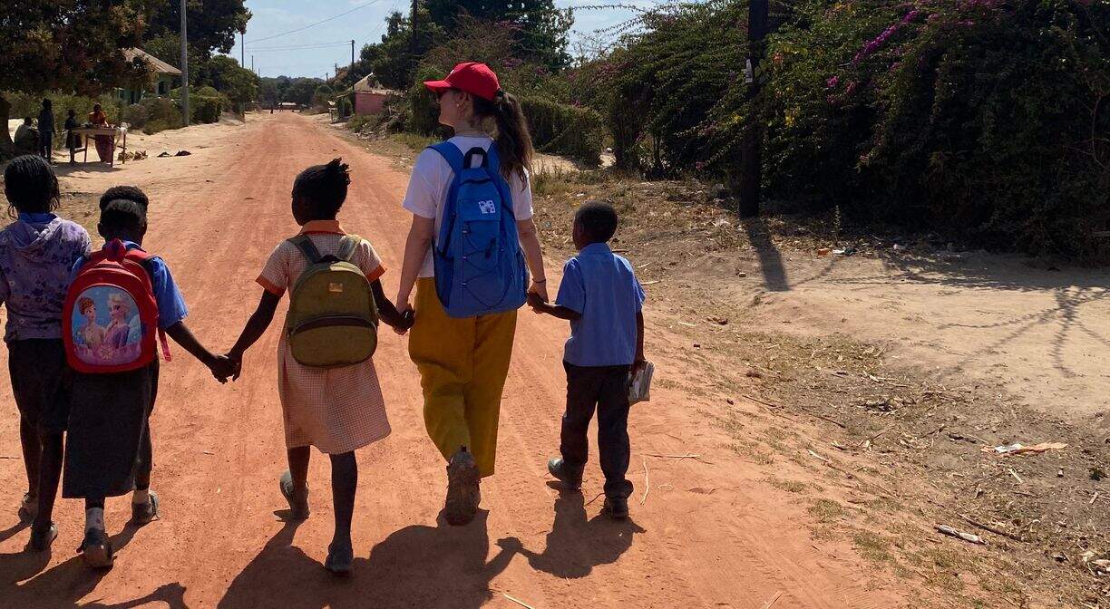 Camino a la escuela