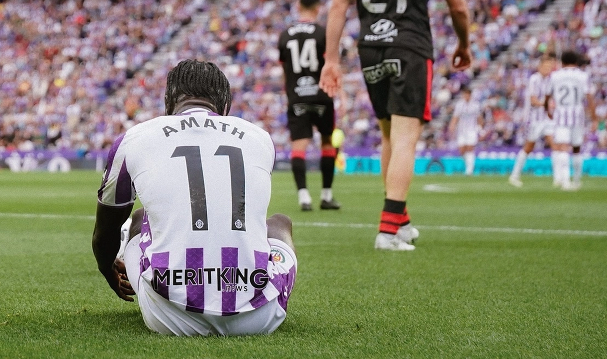 Amath, durante el partido.