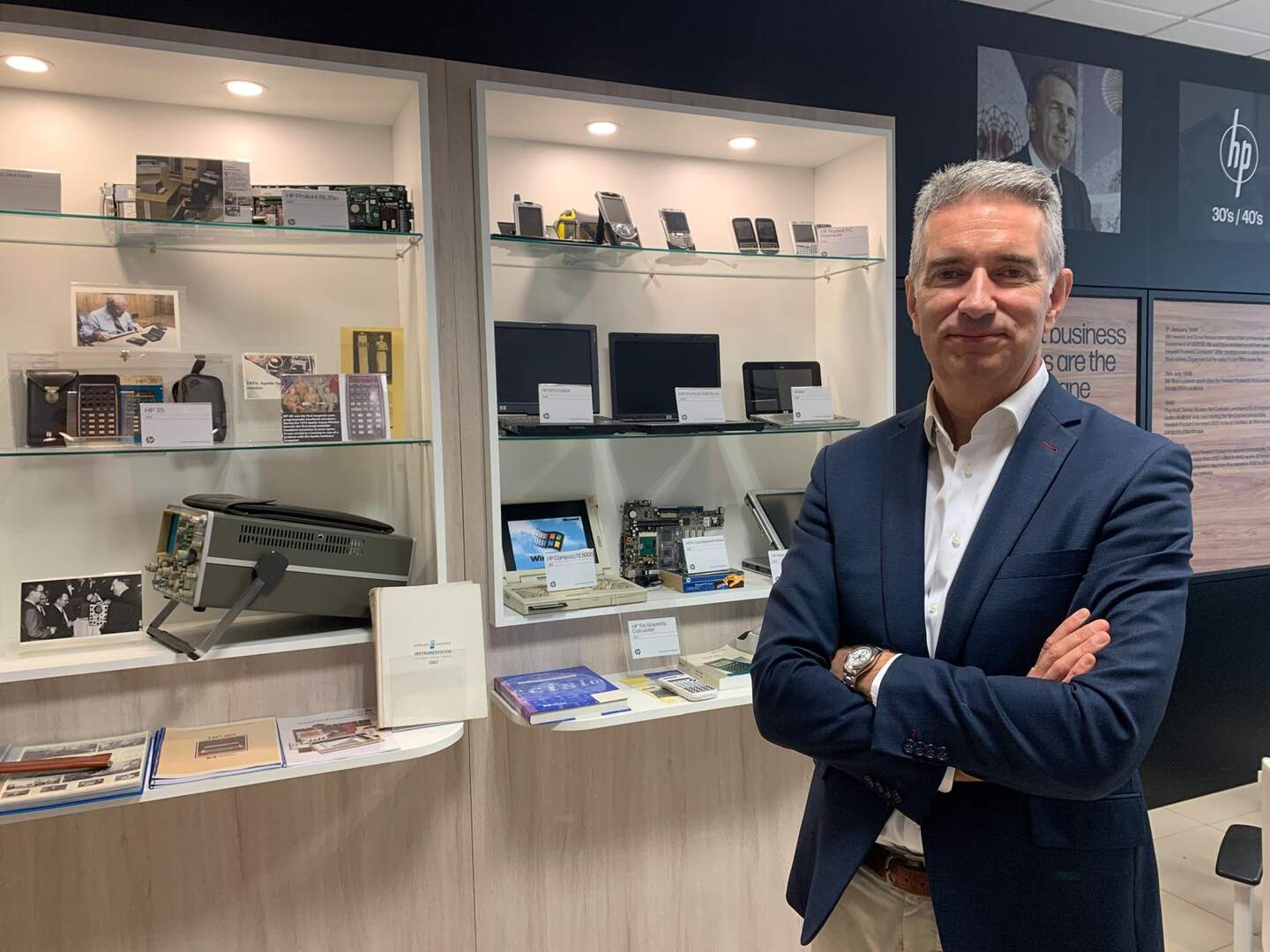 HP León cuenta con un pequeño museo de dispositivos tecnológicos impulsado por Miguel Ángel Turrado. Foto: A.F.R.