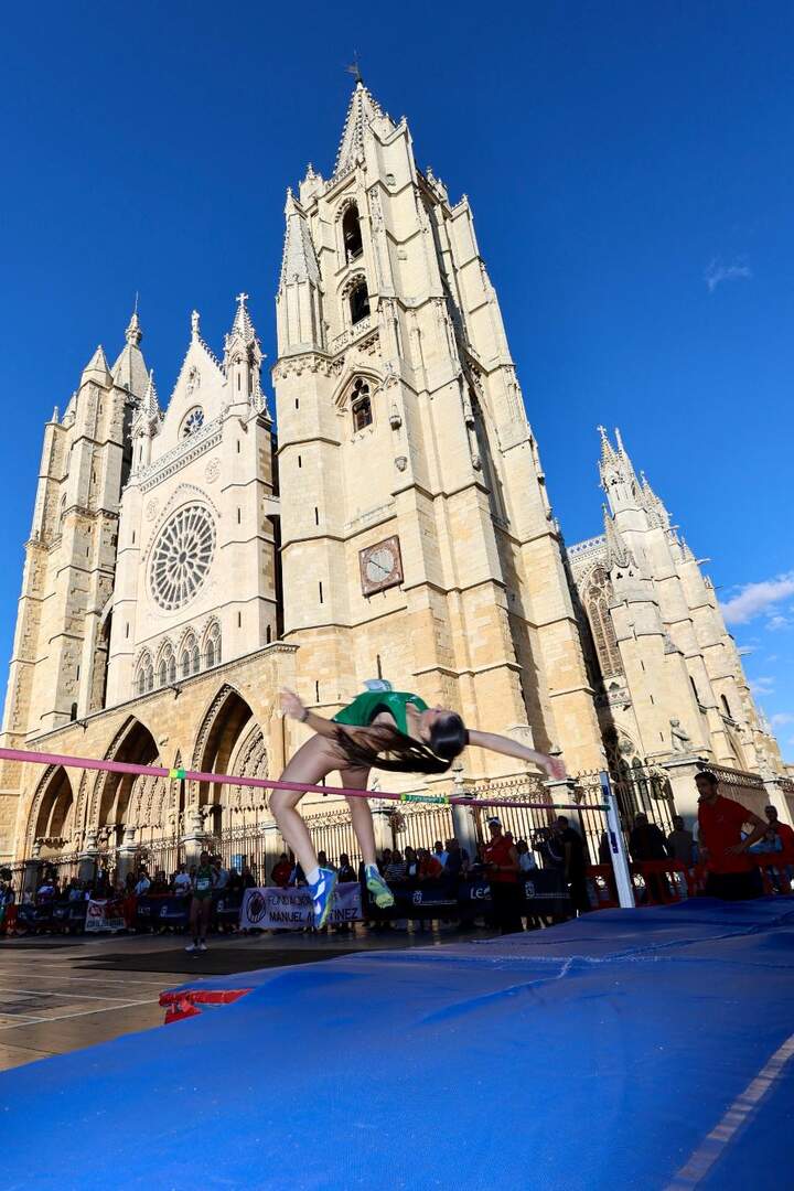 Quinta edición de “Atletismo en la calle” en León. Foto: Campillo
