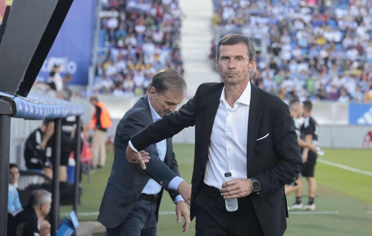 Zigada, en la antesala del partido.