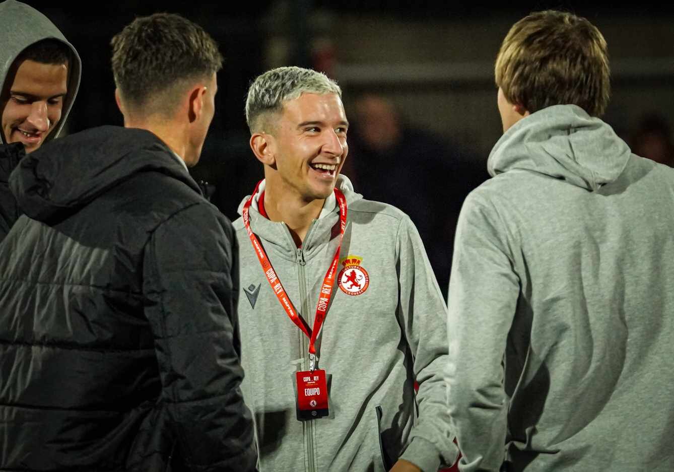 Los jugadores con más minutos, como Chacón, hoy verán el partido con tranquiildad.