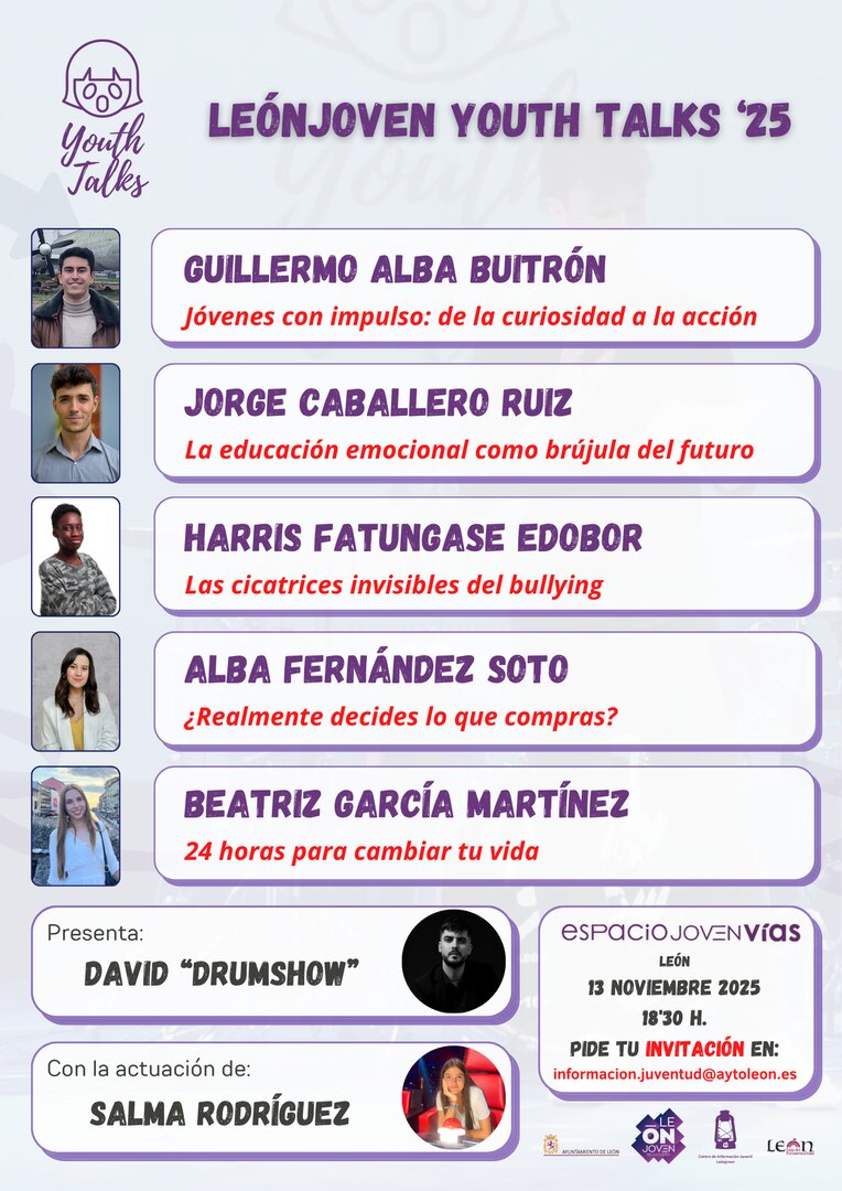 Ponentes Youth Talks 2025 (A3)