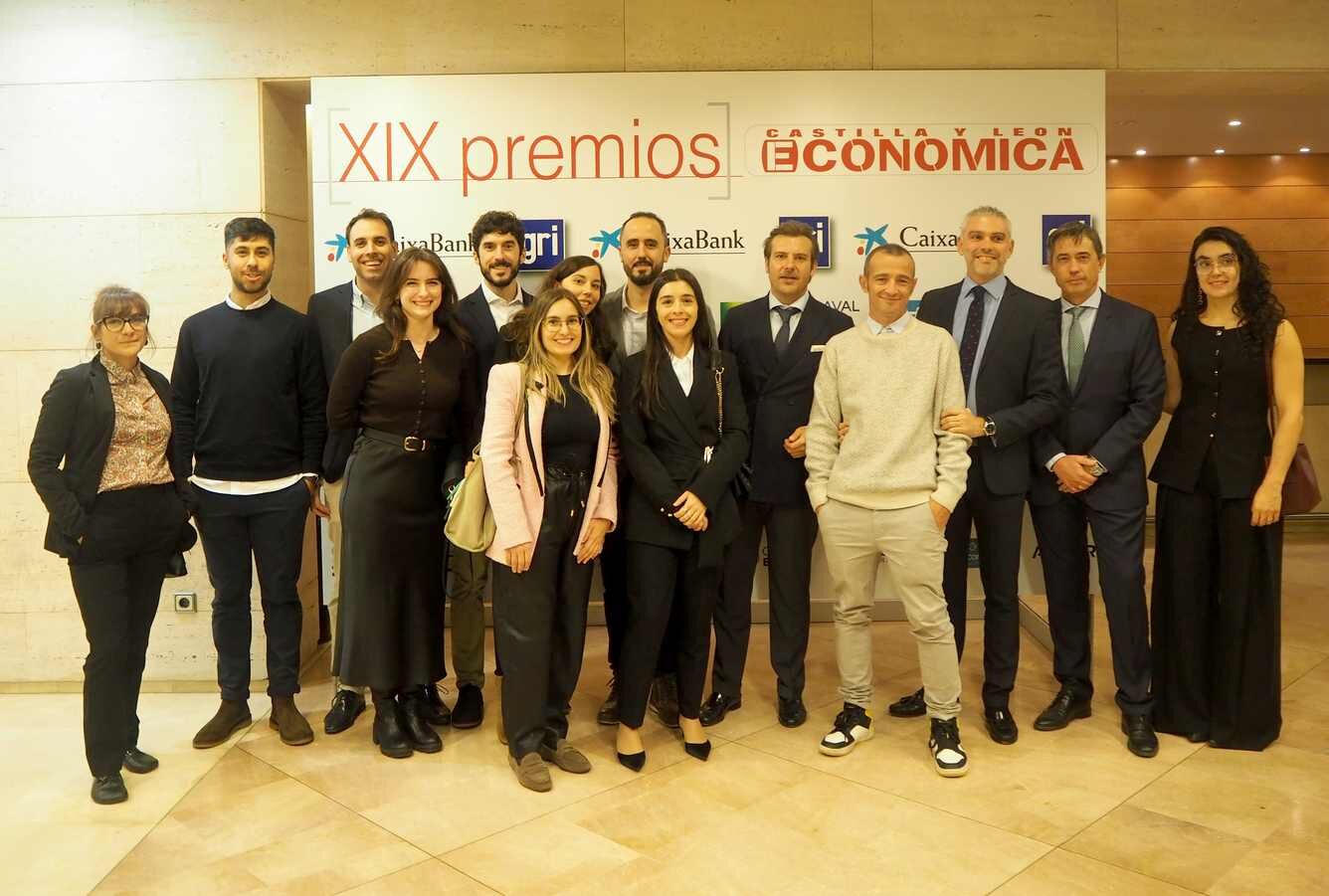 Photocall Fisura en entrega premios Economica Castilla y León