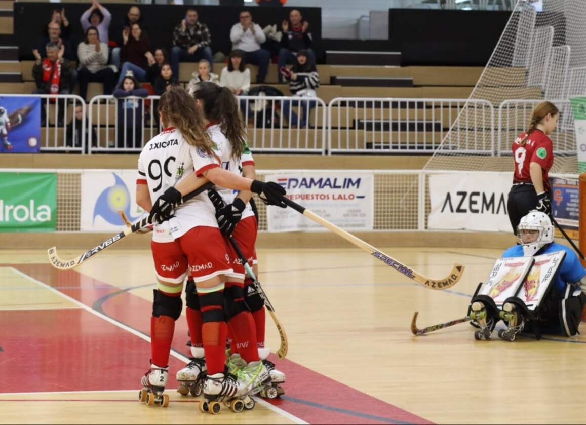 Un lance del partido entre el Bembibre HC y el Alpicat. Foto: Mila