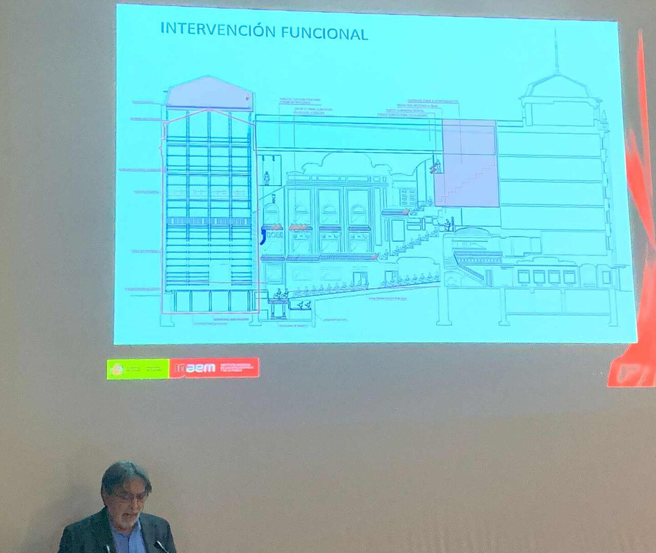 Un instante de los detalles de actuación en el proyecto.