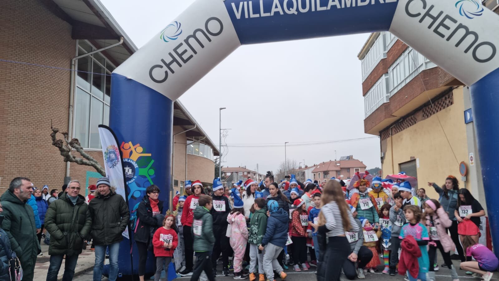 Gran participación en la San Silvestre de Villaquilambre del año pasado. Foto: Ayto. Villaquilambre