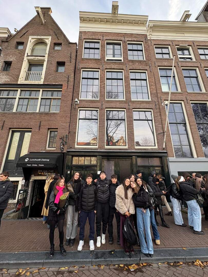 Los alumnos de Divina Pastora, durante su estancia en Países Bajos. Foto: Divina Pastora