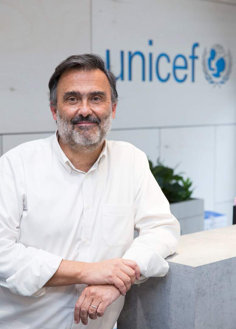 José María Vera, director Ejecutivo de UNICEF España.