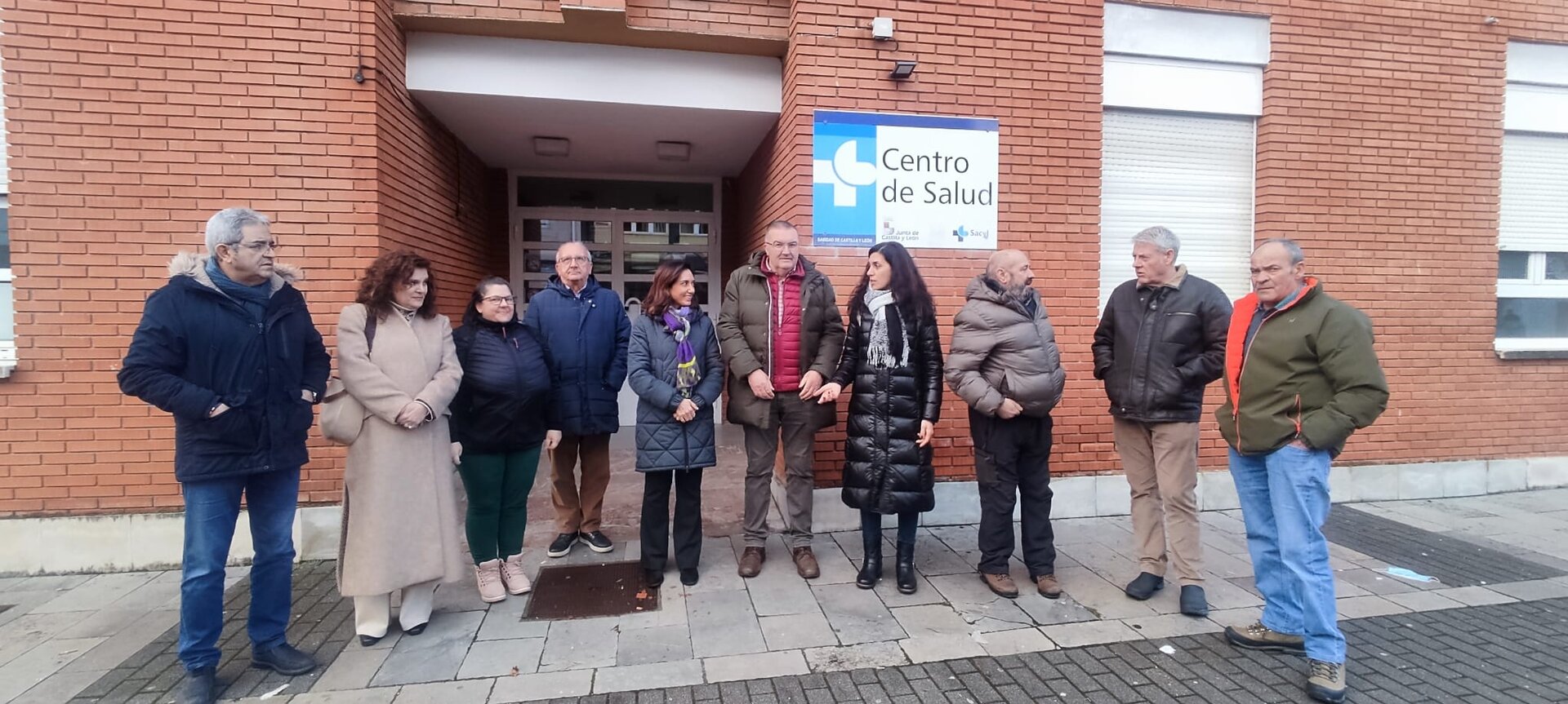 Visita al centro de Salud de Pola de Gordón. Foto: UPL.