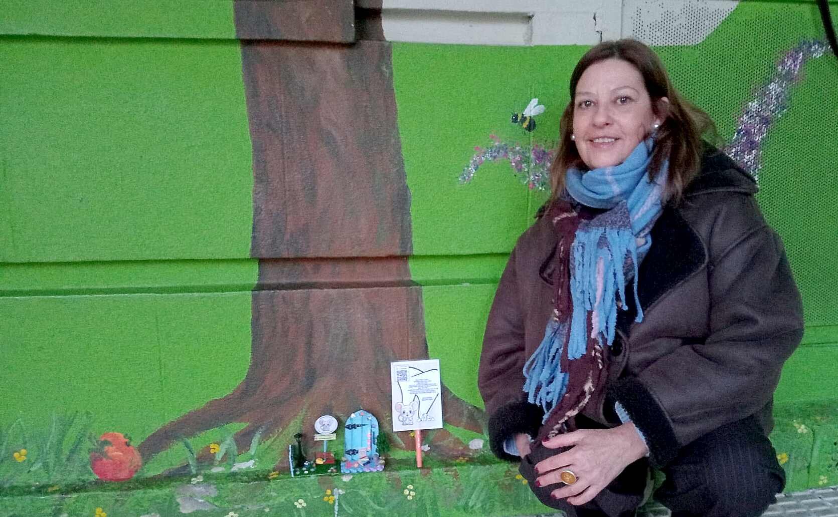 Patricia González  es la creadora de esta casita del ratoncito Pérez