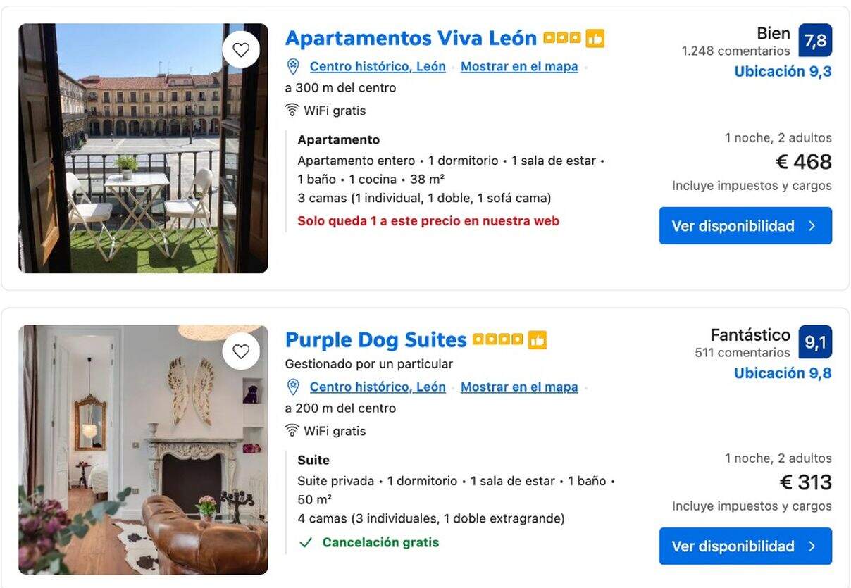 apartamentos