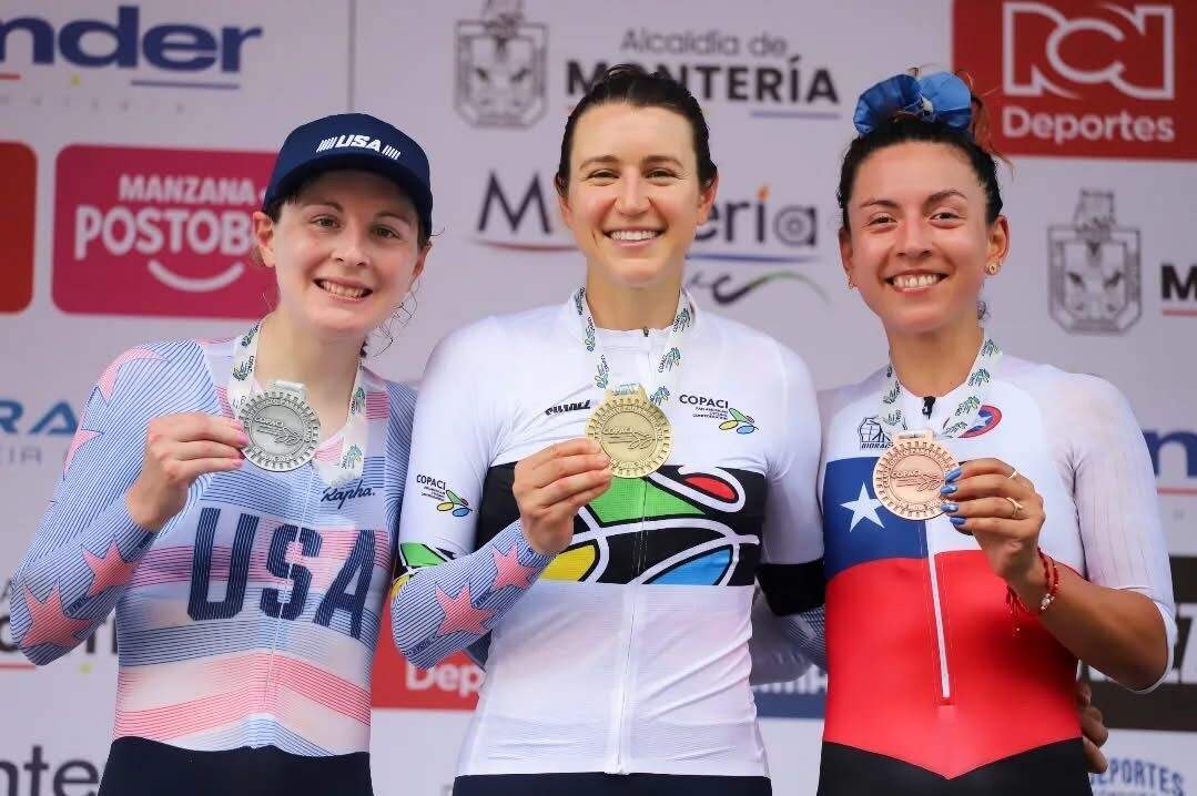 Aranza Villalón (Eneicat-Be Call) logró el bronce en el Campeonato Panamericano de contrarreloj.