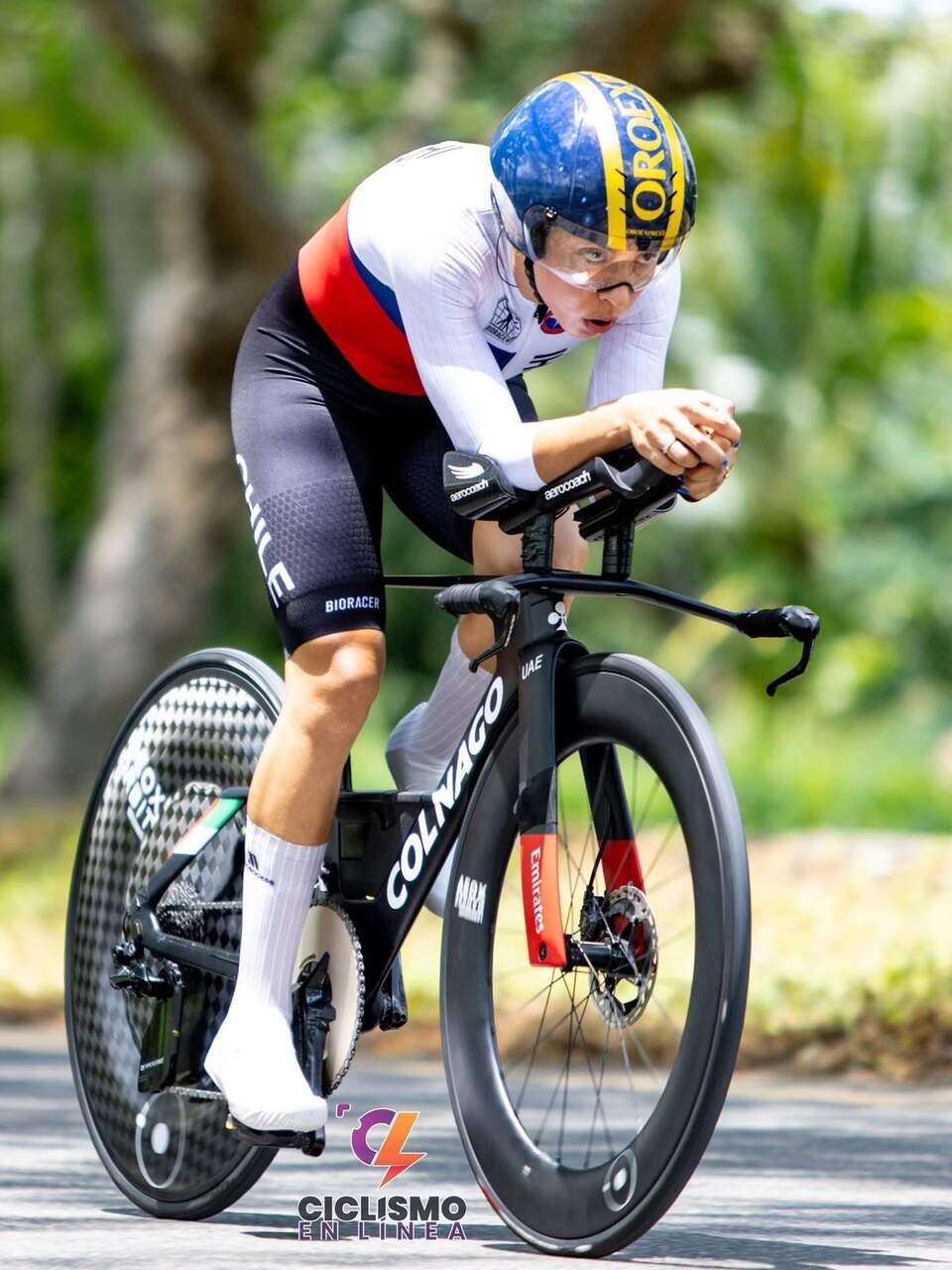 Aranza Villalón (Eneicat-Be Call) logró el bronce en el Campeonato Panamericano de contrarreloj.