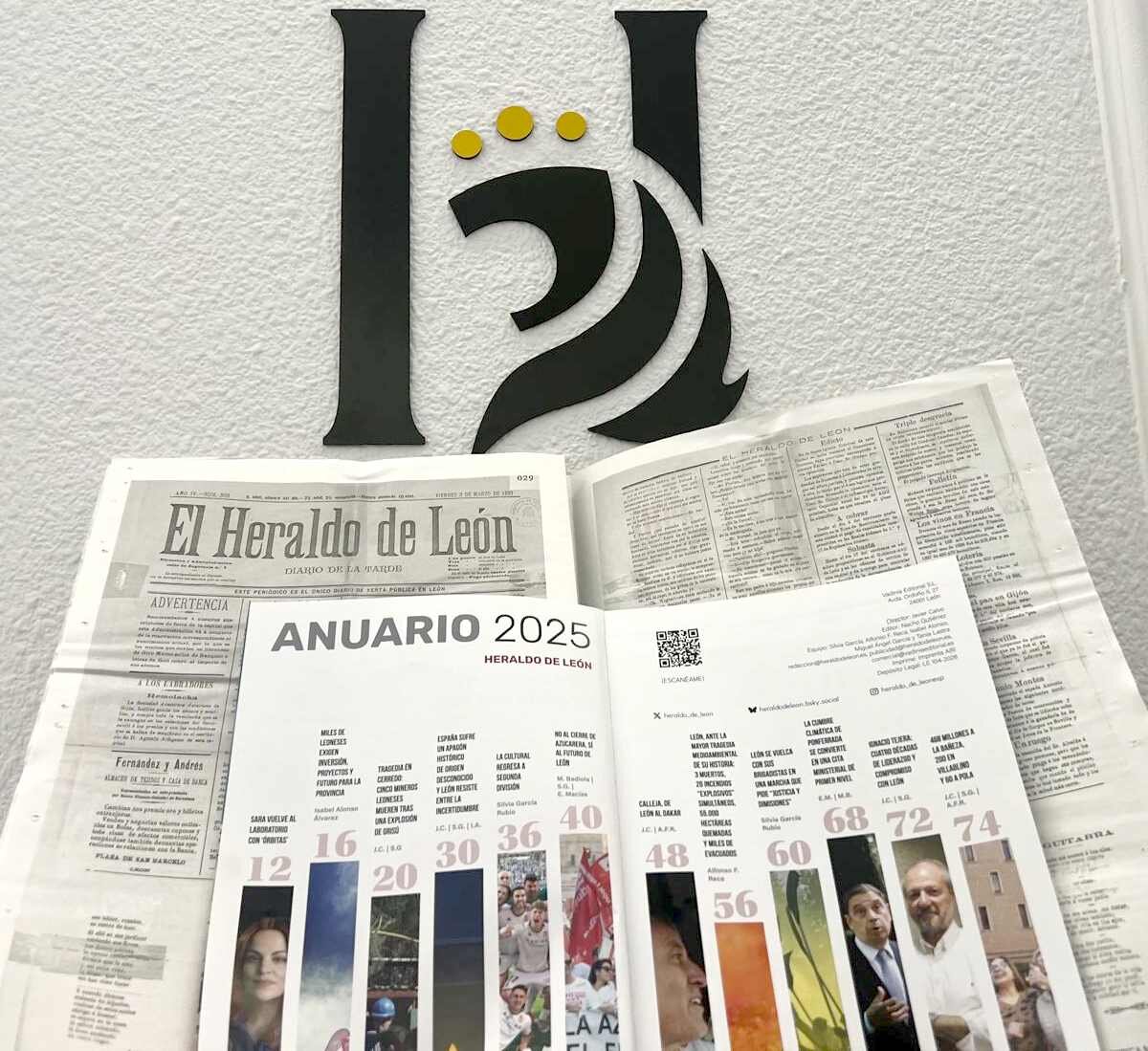 Imagen del anuario de Heraldo de León.