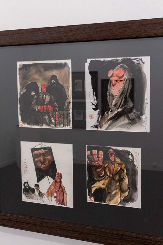 El centro cultural de la ULE acoge una exposición del francés Stéphane Levallois, colaborador de Marvel, Harry Potter, Piratas del Caribe o Jurassic Park, que reflexiona sobre el universo fantástico de Goya a través de uno de los personajes más emblemáticos del cómic y el cine contemporáneo. Foto: ULE.