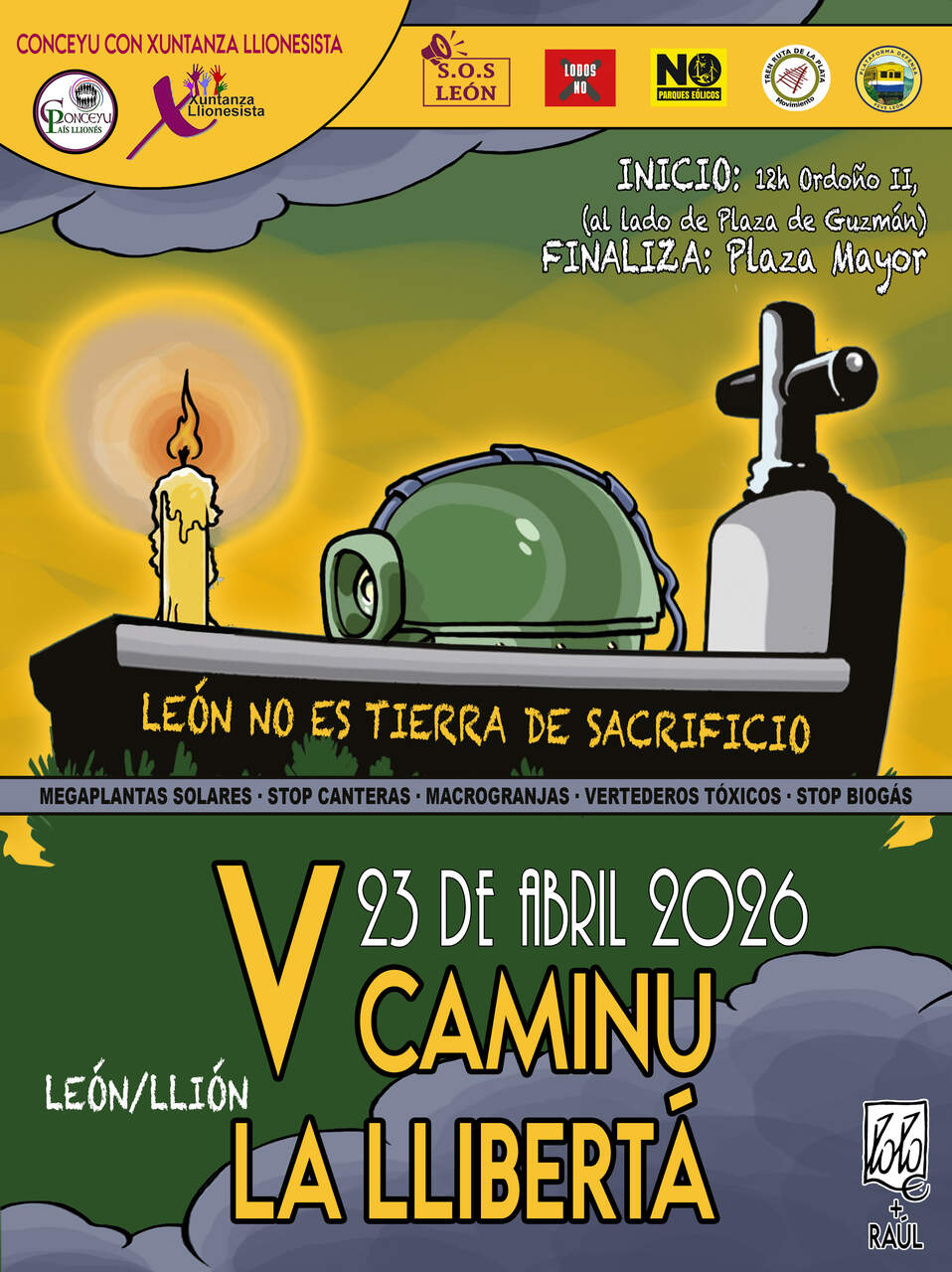 Cartel Caminu La Llibertá 2026.