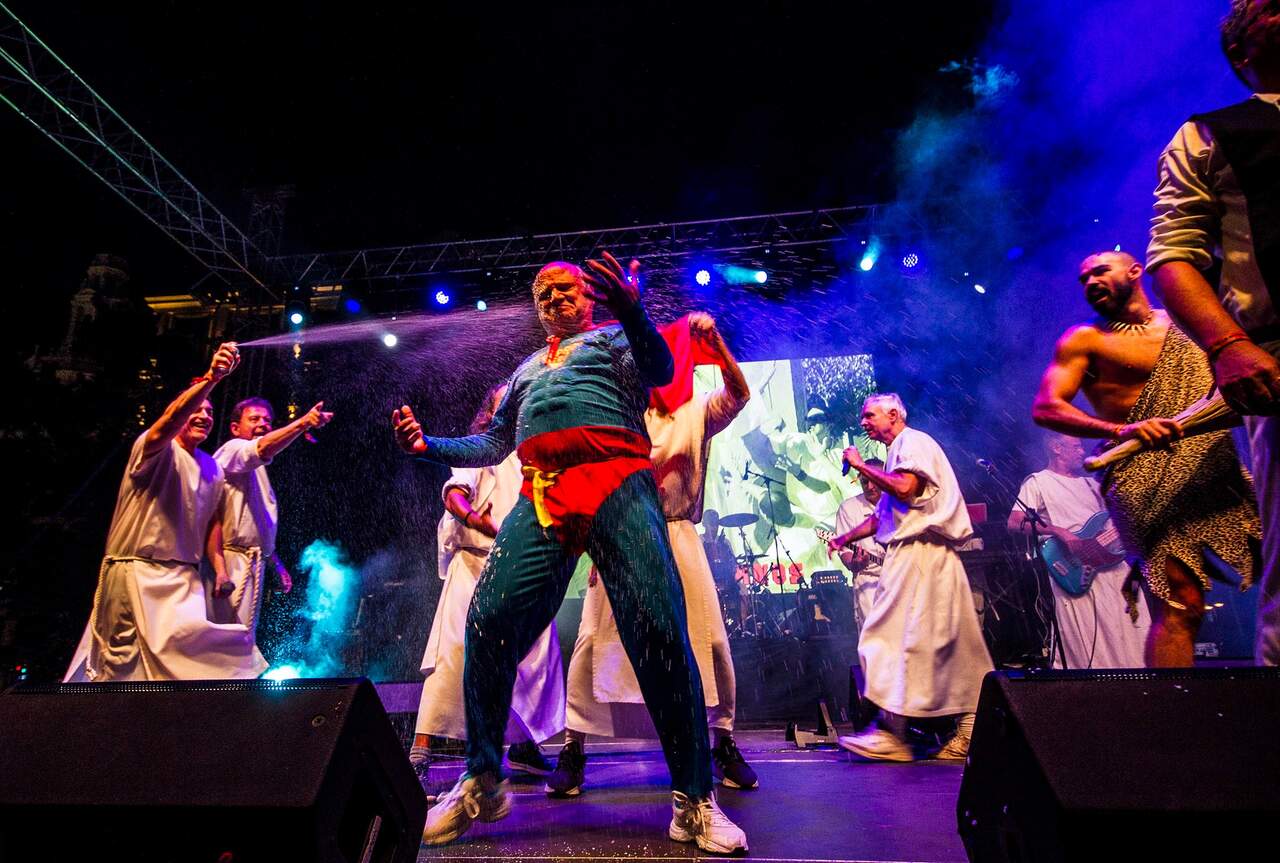 Los Inhumanos en un concierto reciente.