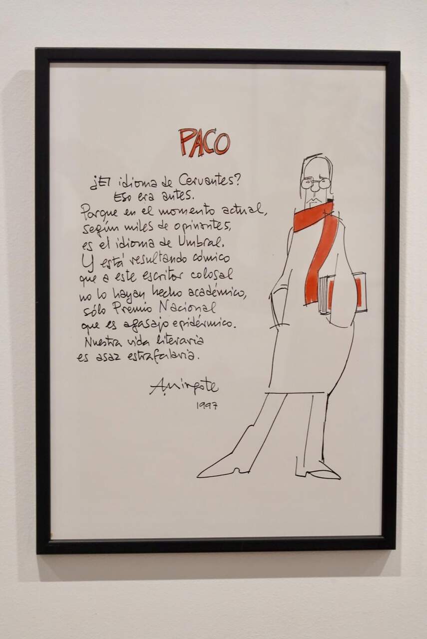 El ILC rinde un “merecido homenaje” a “una de las voces más brillantes e influyentes” con la exposición ‘Umbral, trazo a trazo’. Fotos: Campillo.