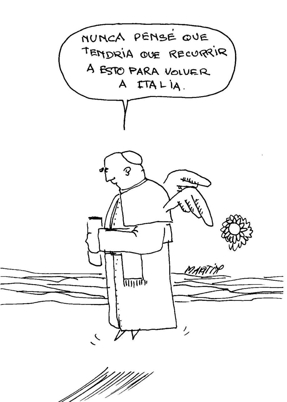 EL VUELO DEL PAPA