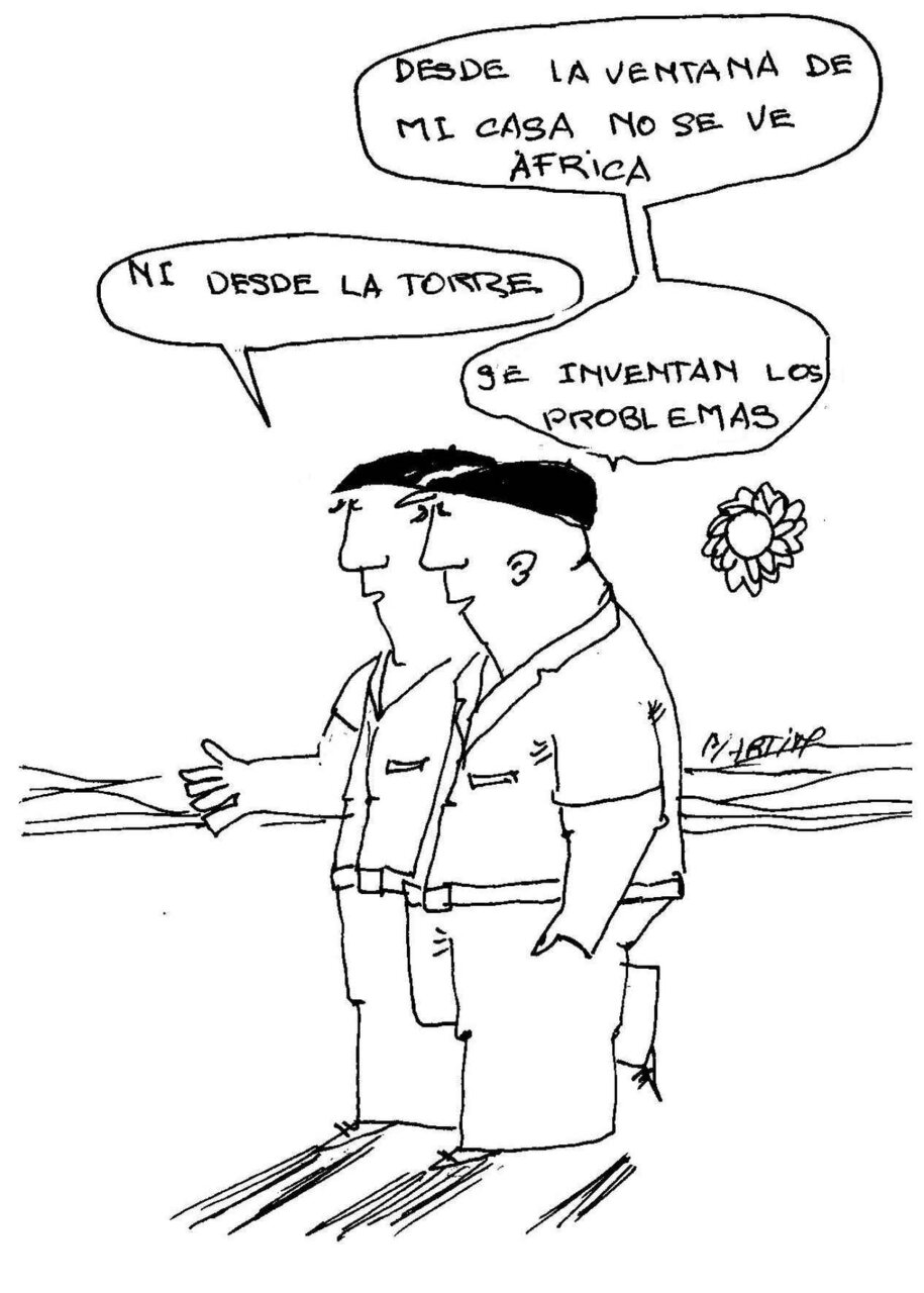 No se ve África.