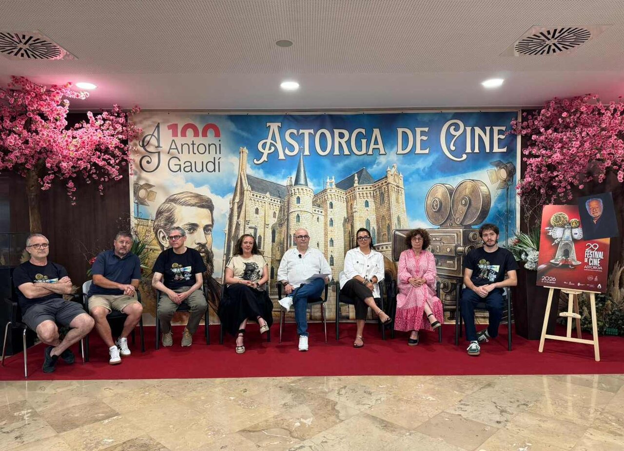Un instante de la comparecencia realizada con motivo del Festival de Cine.