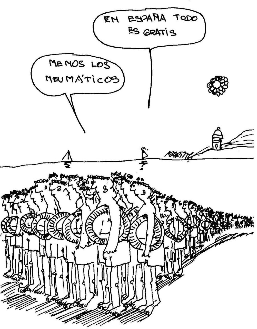 La crisis de los neumáticos.