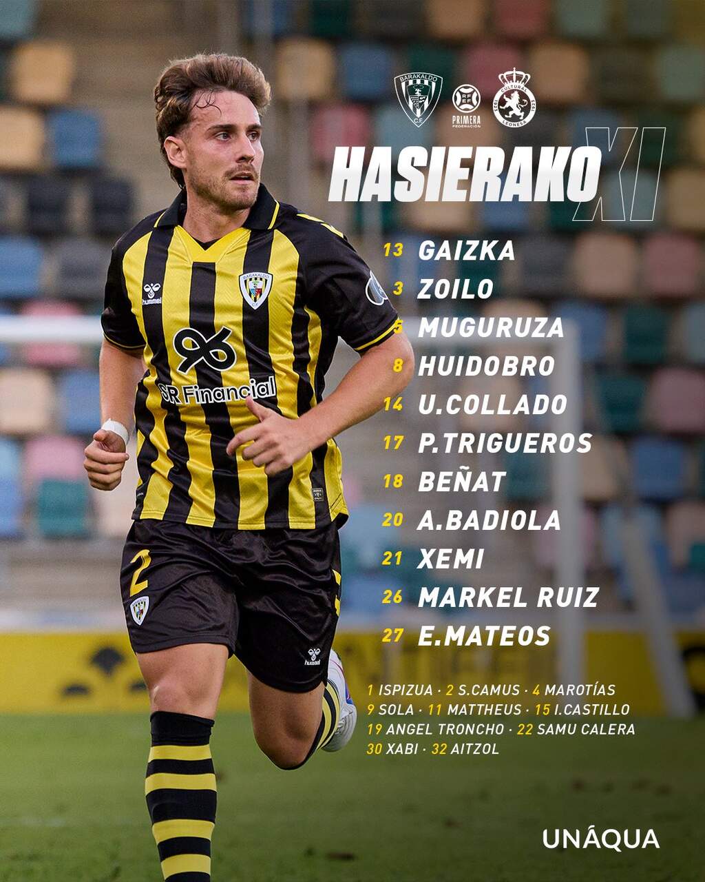 Alineación del Barakaldo.
